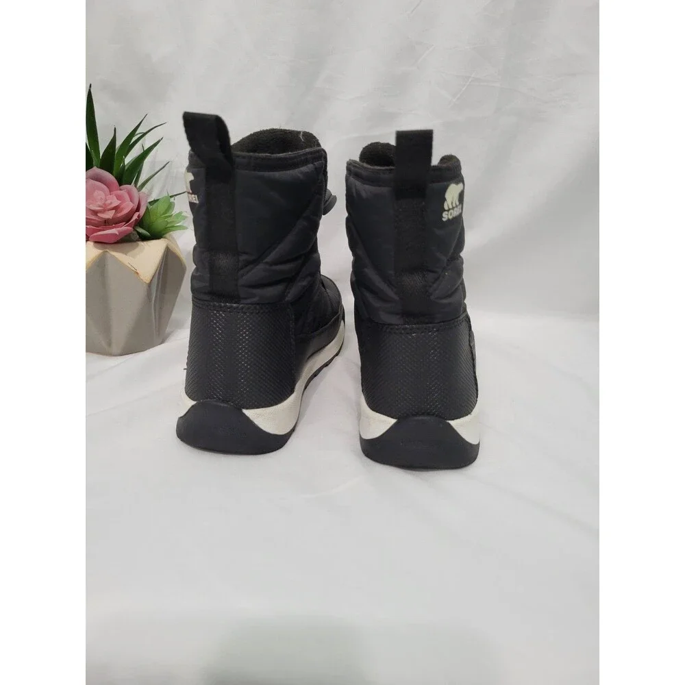 Sorel Whitney Toddler Shoes Size 2 (Big Boy) Black   Waterproof Boots Unisex
